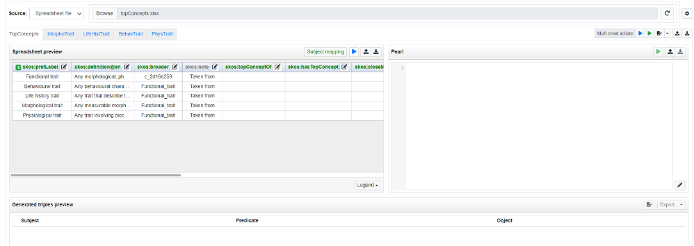 Sheet2RDF tool